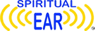 A blue and yellow logo for spiritual ear